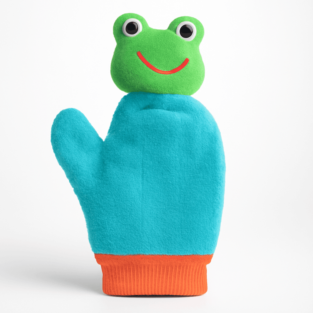 Joseph Bath Mitt with Finger Puppet