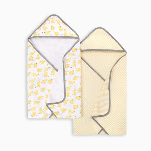 Baby Organic Hooded Towels 2-Pack - Little Ducks