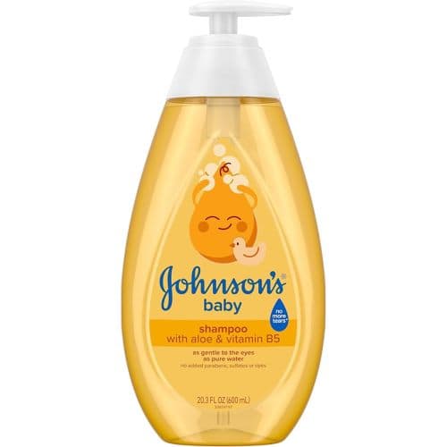 Baby Shampoo with Aloe Vera & Vitamin B5, Tear Free, Newborn Essentials, No added Parabens & Sulfates, Hypoallergenic, Baby Essentials, 20.3 fl. oz