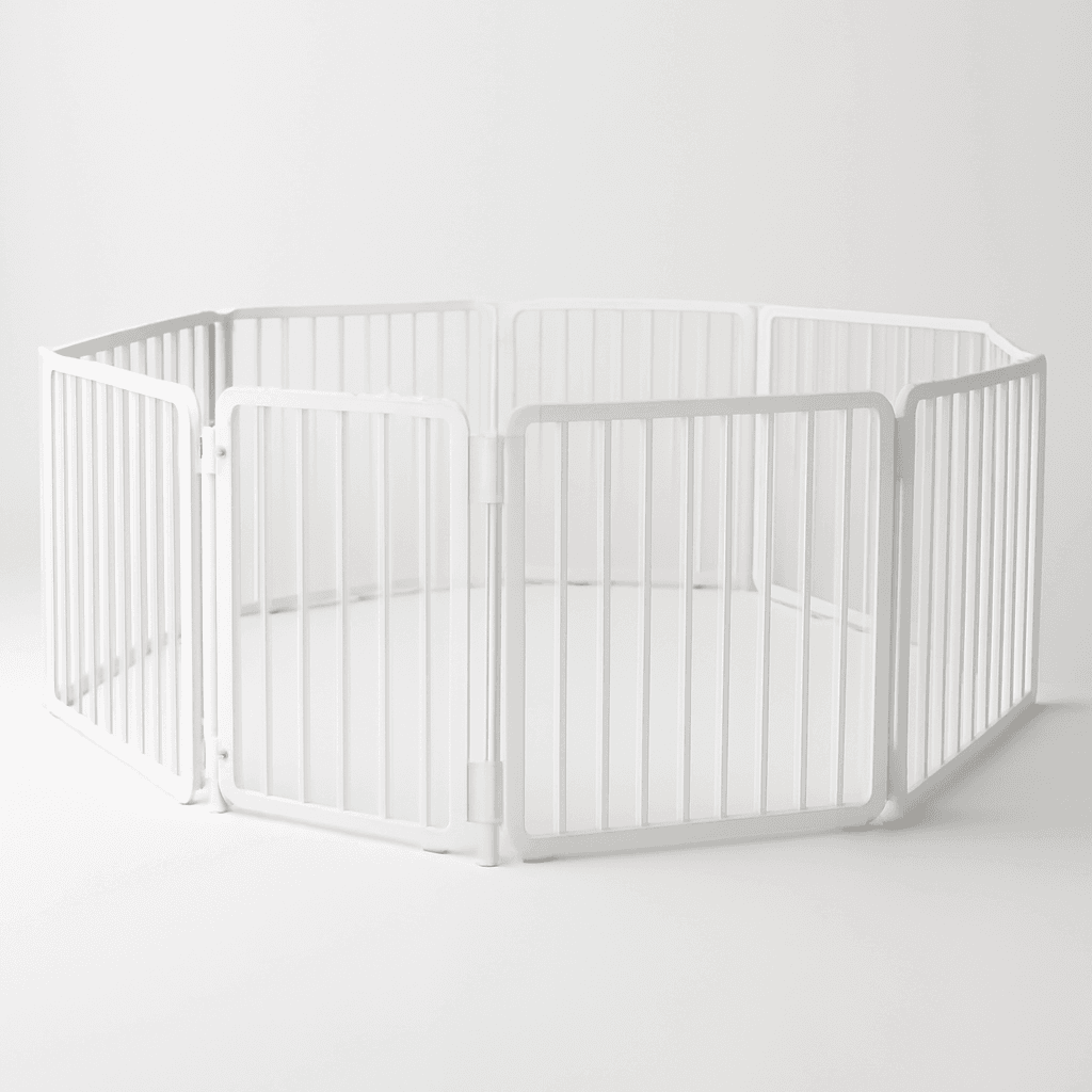 Plastic 192-Inch Super Wide Adjustable Baby Gate and Play Yard