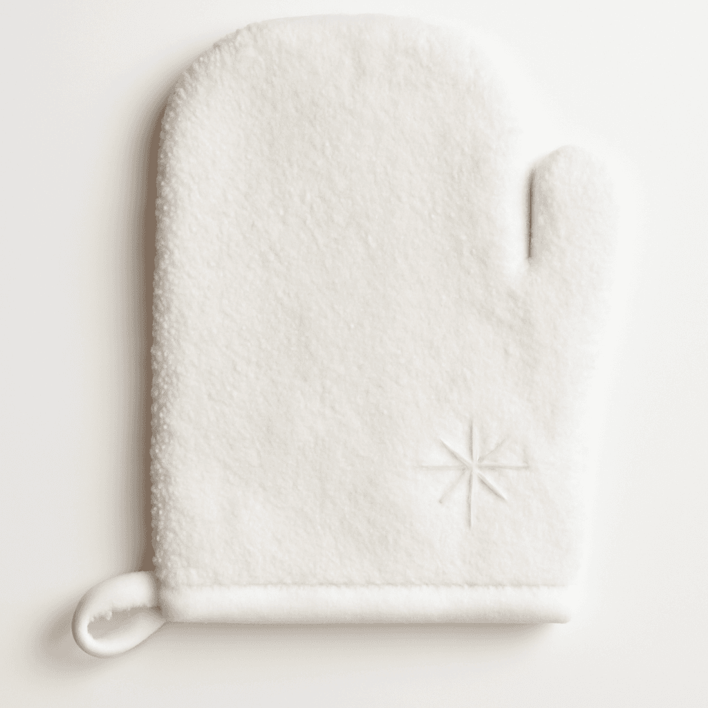Delorme Etoile Blanc Bath Mitt