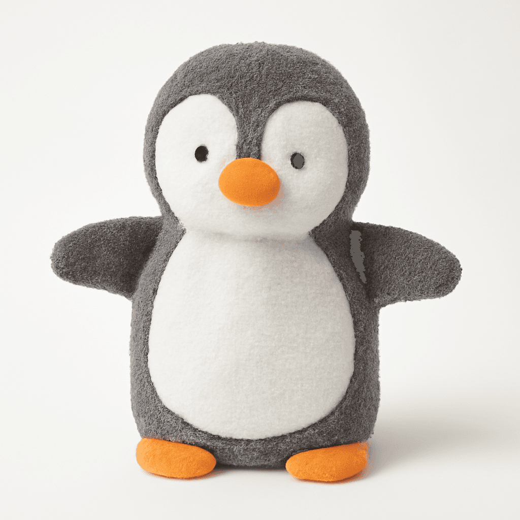 Toy Penny Penguin Scrub-a-Dubbie Bathtime Puppet Washcloth for Infants
