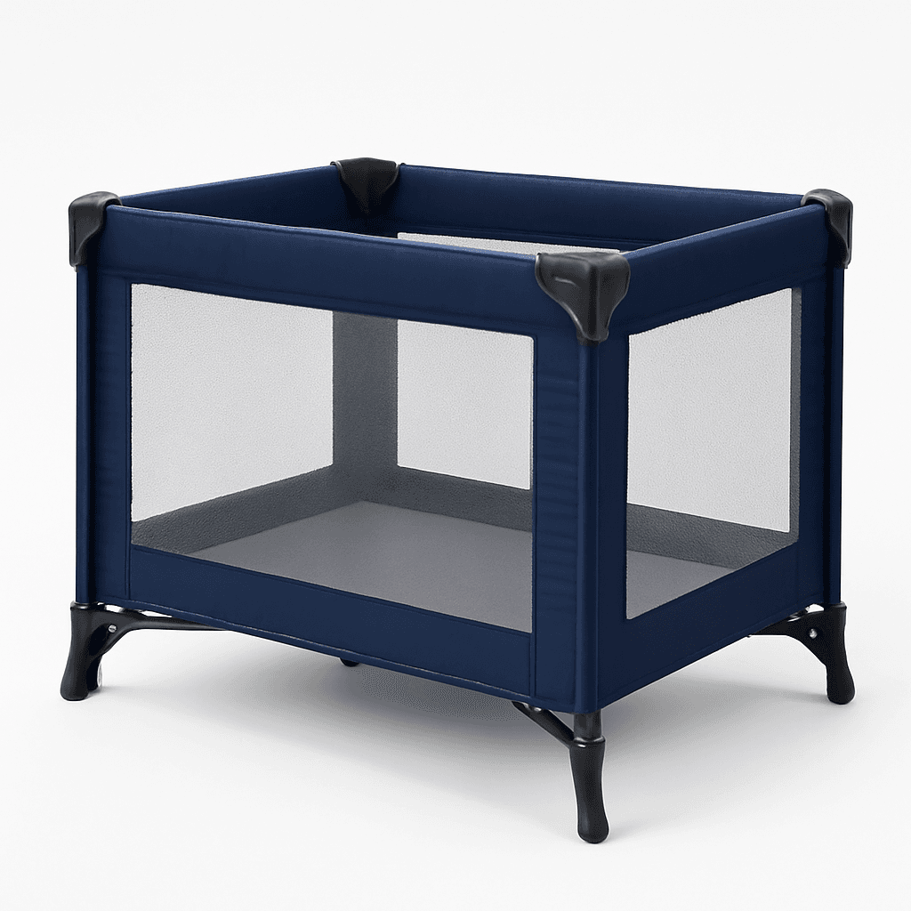 On Me Zodiak Portable Playard in Navy