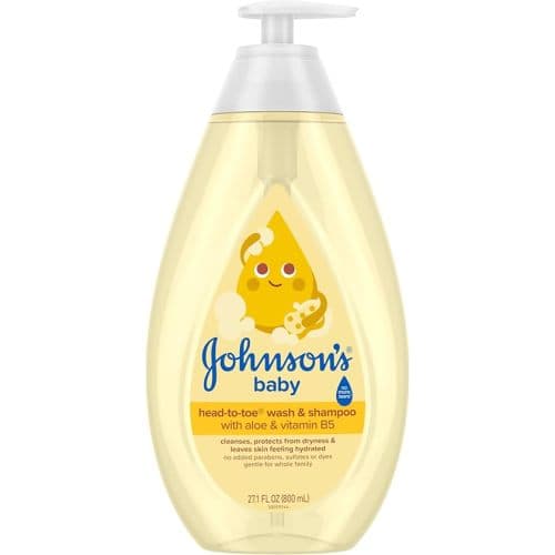 Baby Head-To-Toe Baby Wash & Shampoo + Aloe & Vitamin B5, 2-in-1 Bath Wash