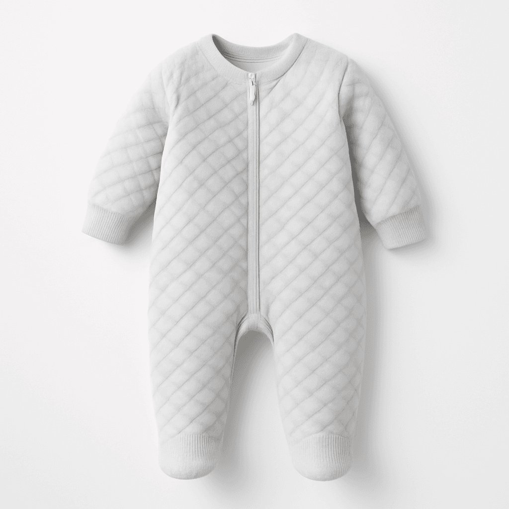 Sleepsie Cotton Quilted Footie Pajama