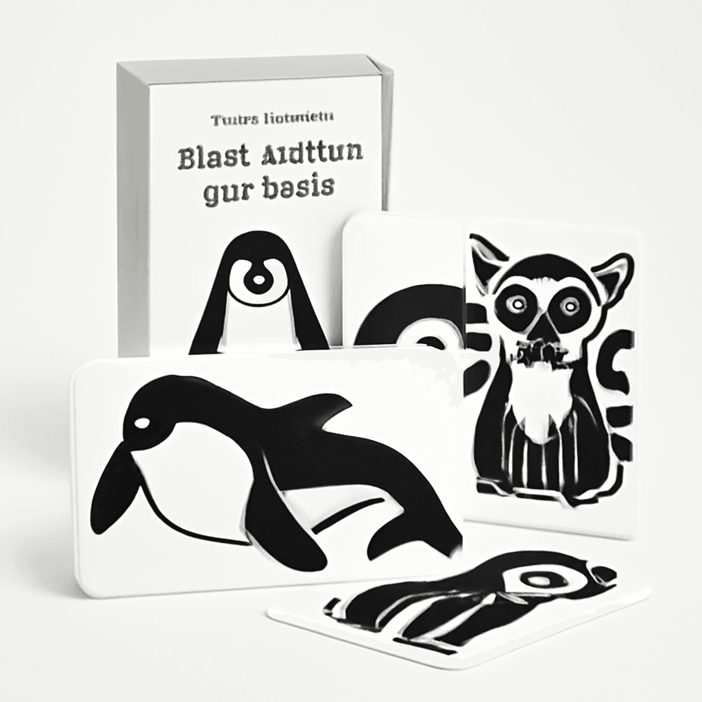 Black and White Art Cards