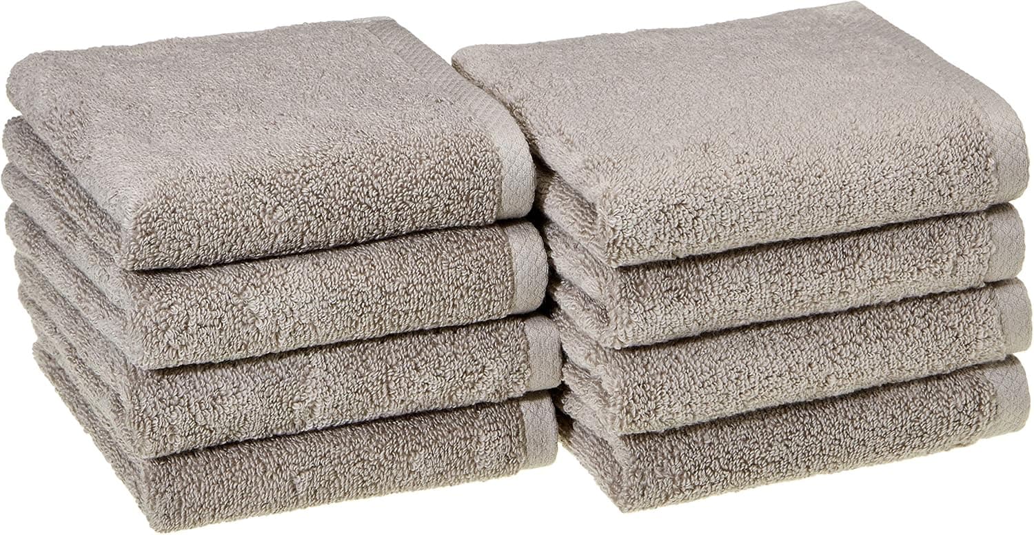 Quick-Dry Towels 100% Cotton 8-Piece Set