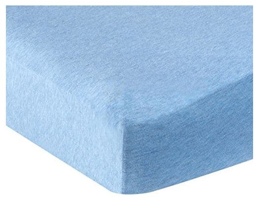 Heather Jersey Fitted Crib Sheet