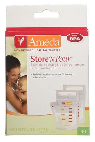 Store N Pour Breast Milk Storage Bags