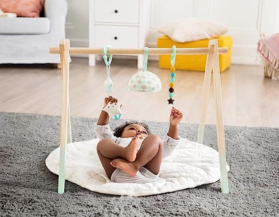 Baby toys Wooden Baby Play Gym