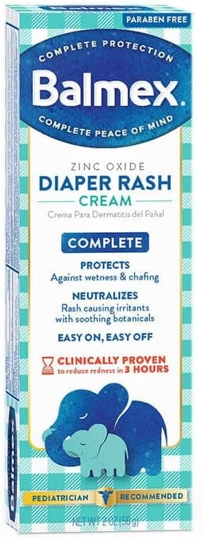 Complete Protection Zinc Oxide Diaper Rash Cream