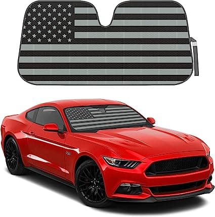 American Flag Windshield Sunshade for Car