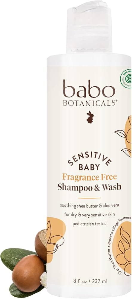 Botanicals Sensitive Baby Fragrance-Free 2-in-1 Shampoo & Wash