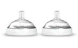 Baby Bottle Replacement Parts Stage 2 2 Pack White