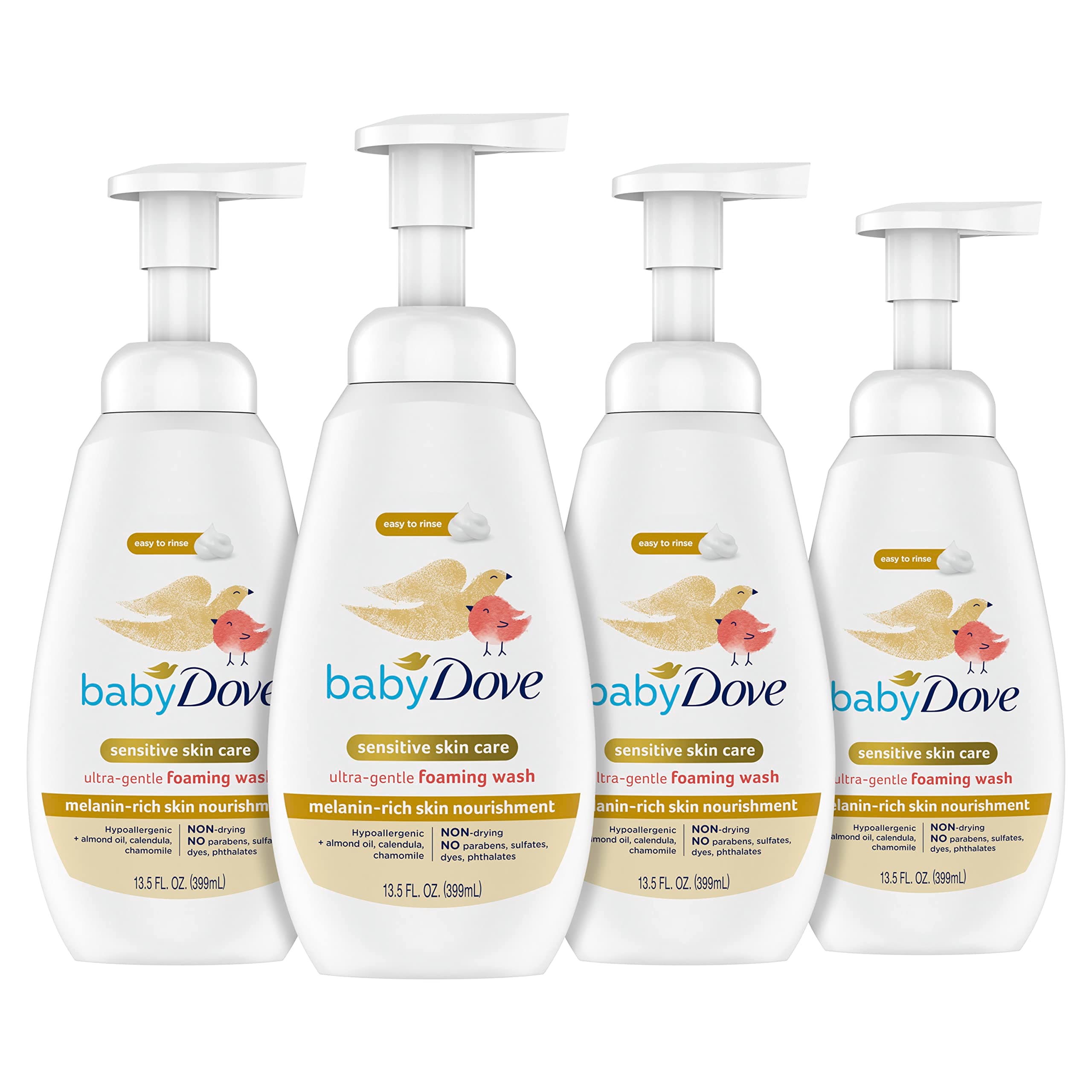 Baby Foaming Wash Melanin-Rich Skin Nourishment 4 Count