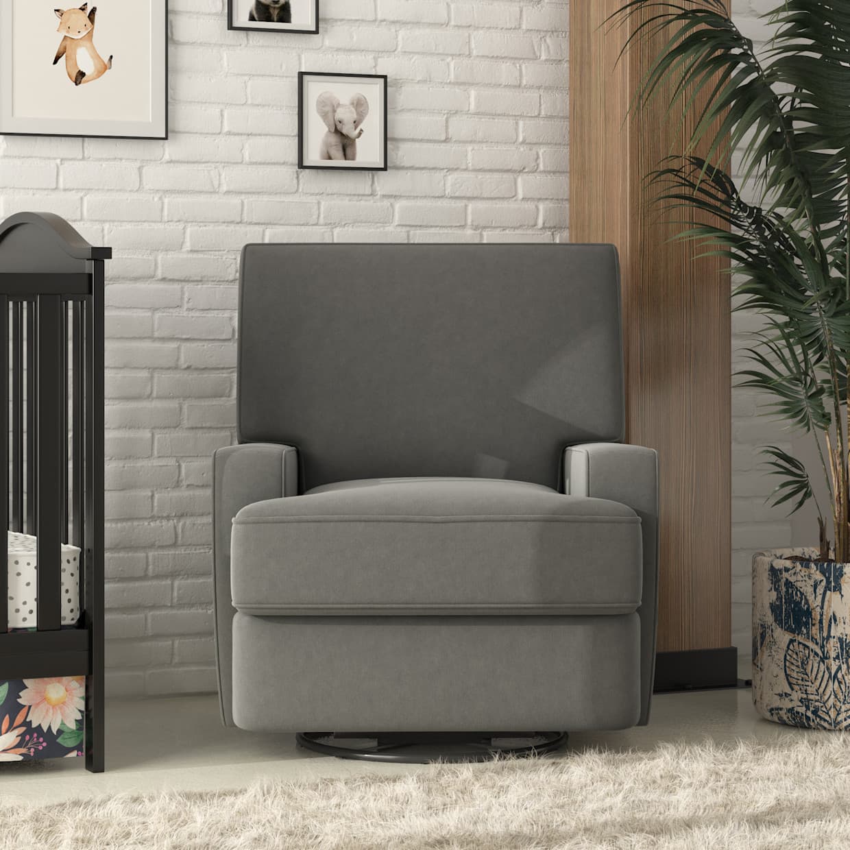 Rylan Swivel Glider Rocker Recliner Chair