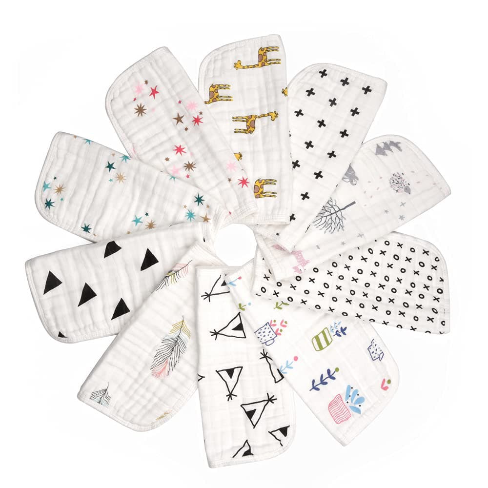 Organic Muslin Baby Washcloths