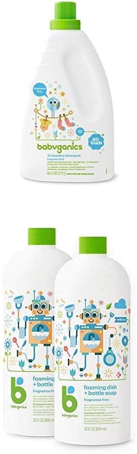 Liquid Baby Laundry Detergent with Foaming Dish Soap