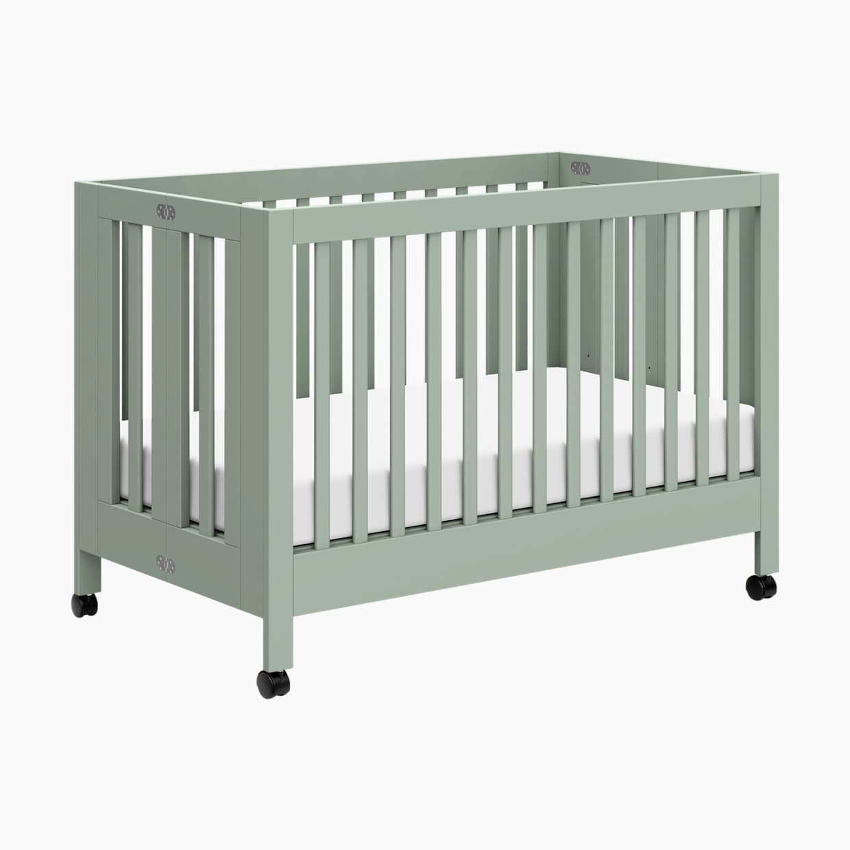 Maki Portable Folding Crib with Toddler Bed Conversion Kit
