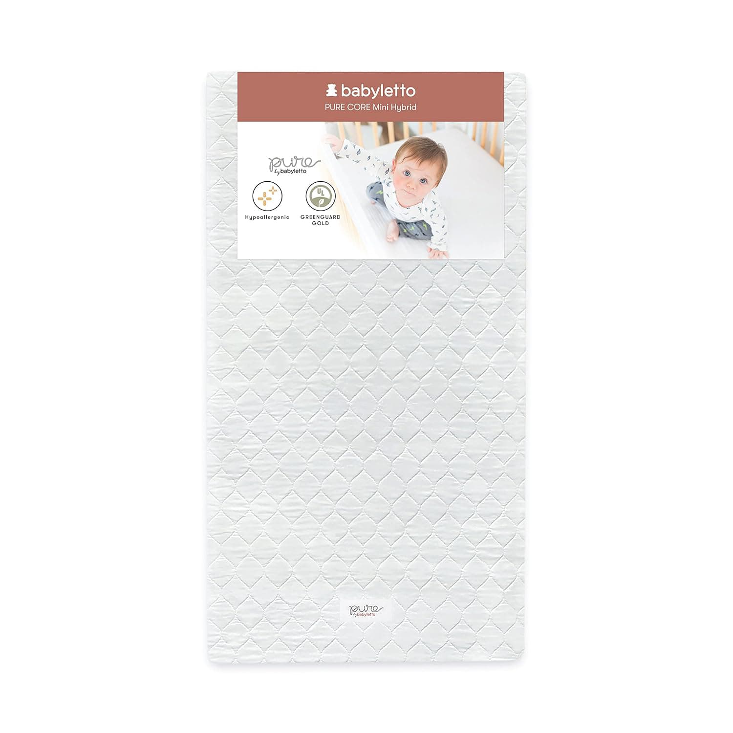 Pure Core Crib Mattress with Hybrid Waterproof Cover