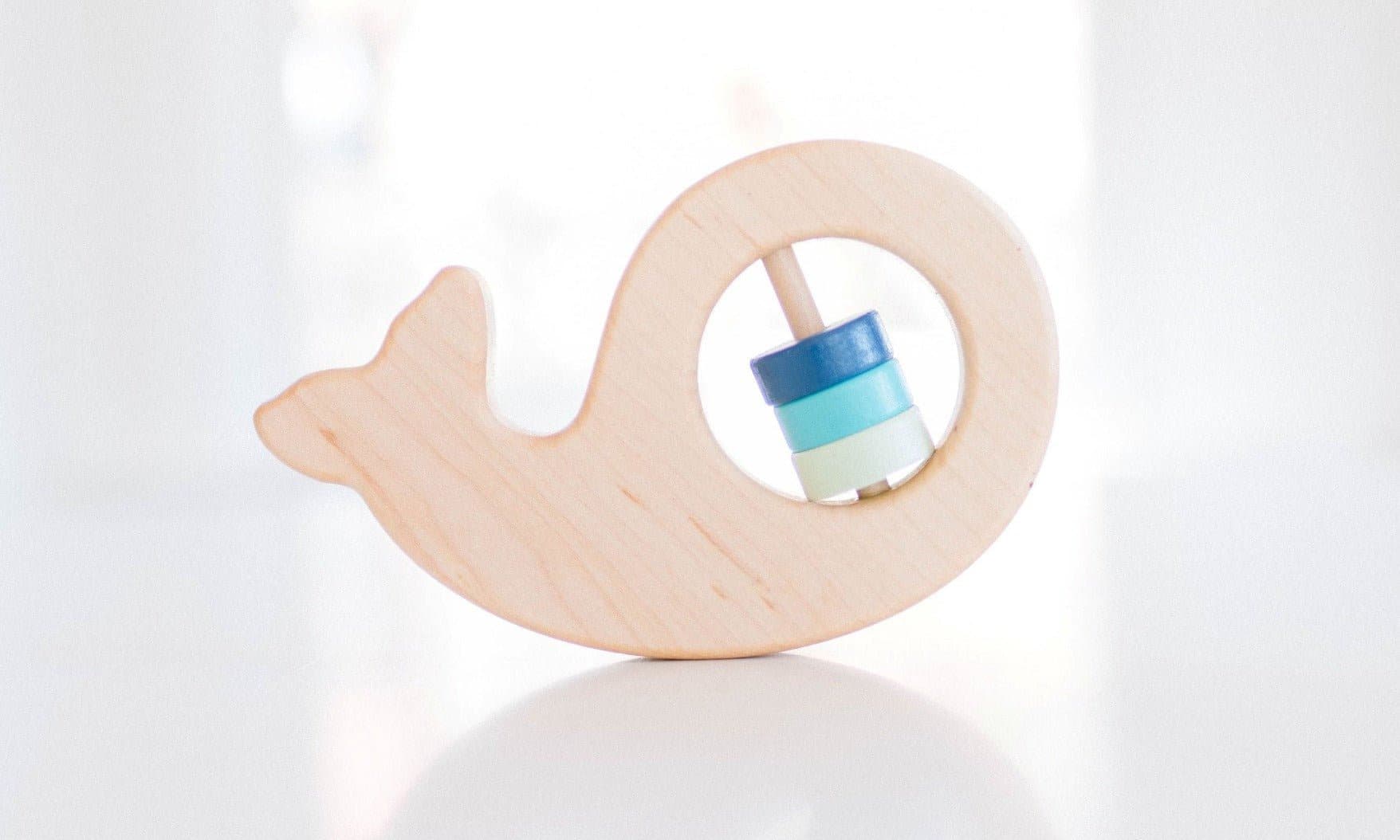 Toys Whale Wooden Rattle