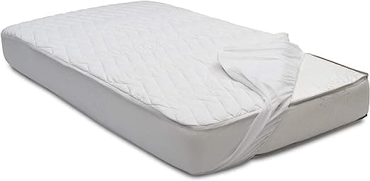 Kids Silver DualCool Technology Fitted Baby Crib Mattress Pad Cover