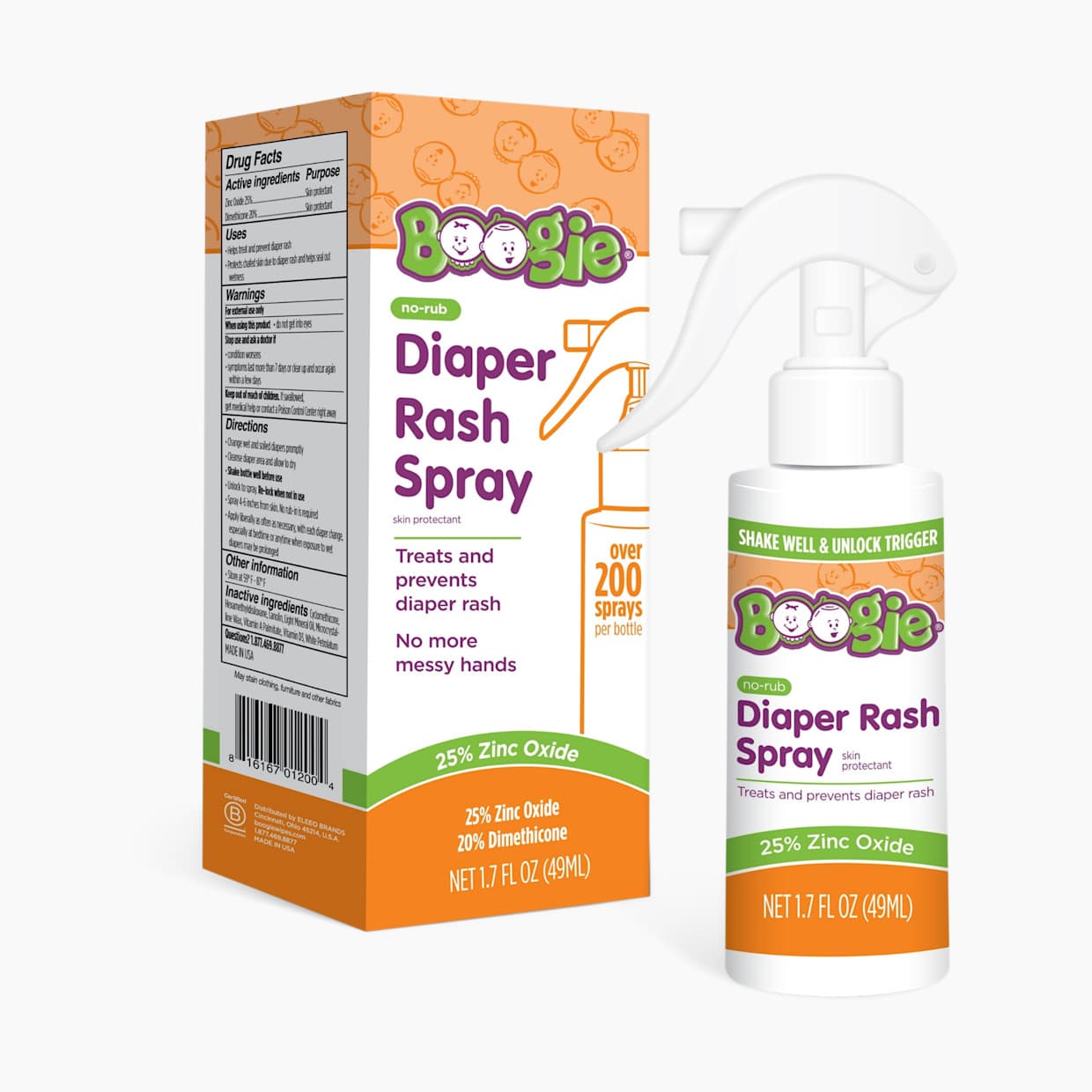 No-Rub Diaper Rash Spray