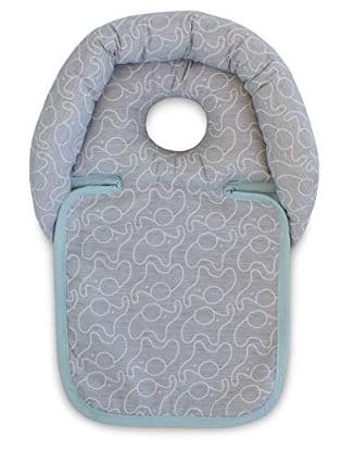 Noggin Nest Head Support Gray Elephants Head Support for Infants