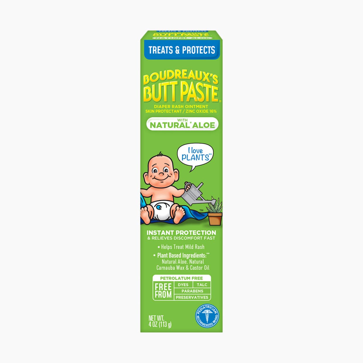Diaper Rash Cream with Natural Aloe