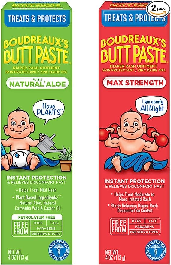 Butt Paste Diaper Rash Ointment Variety Pack