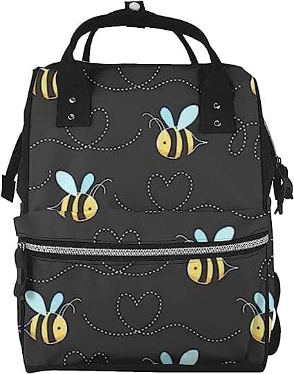 Bees Baby Diaper Bag For Baby Girls Boys
