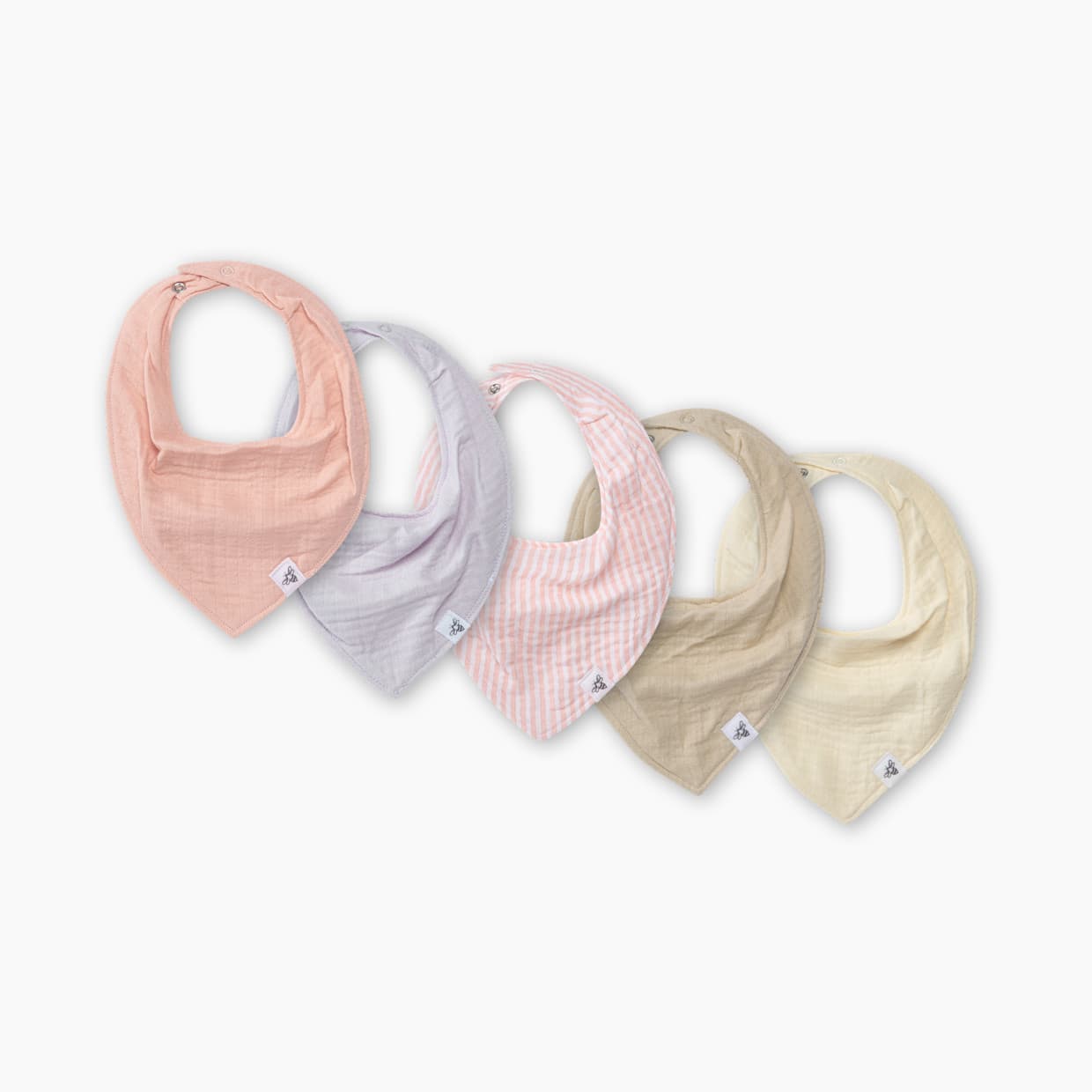 Set of 5 Bandana Bibs