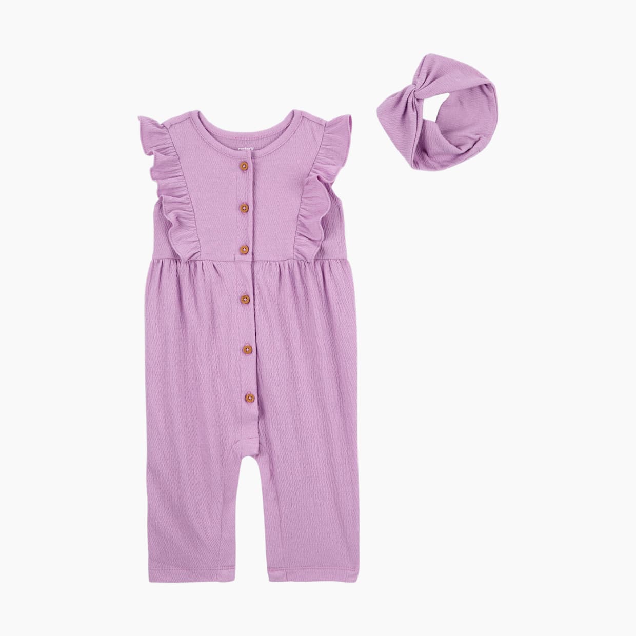 2-Piece Jumpsuit & Head Wrap Set