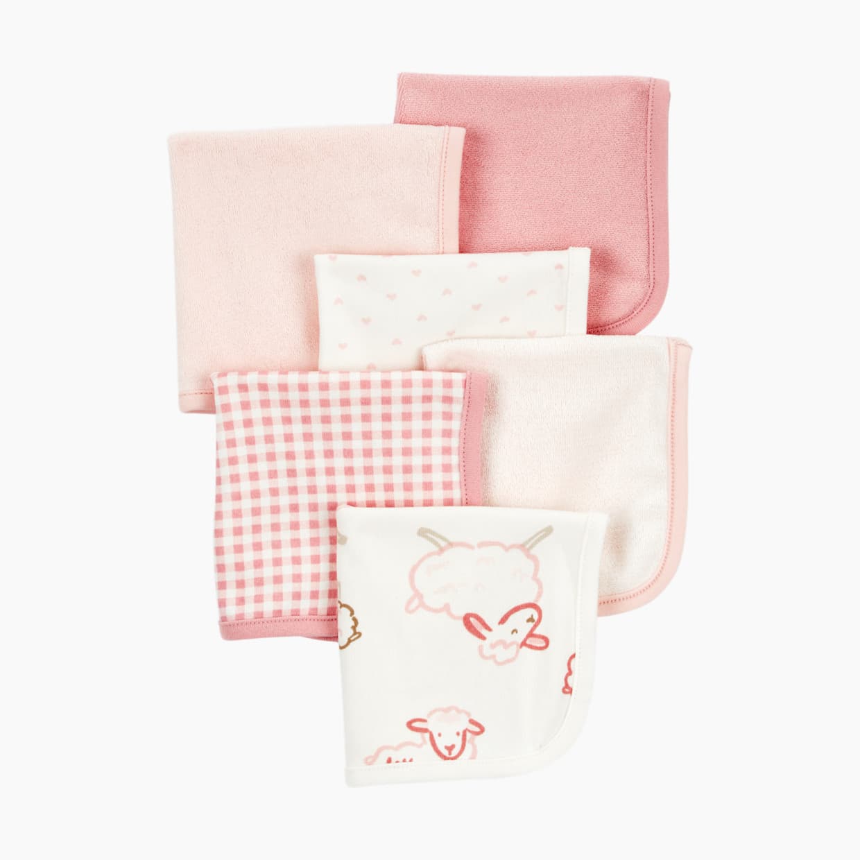 6-Pack Organic Cotton Washcloths