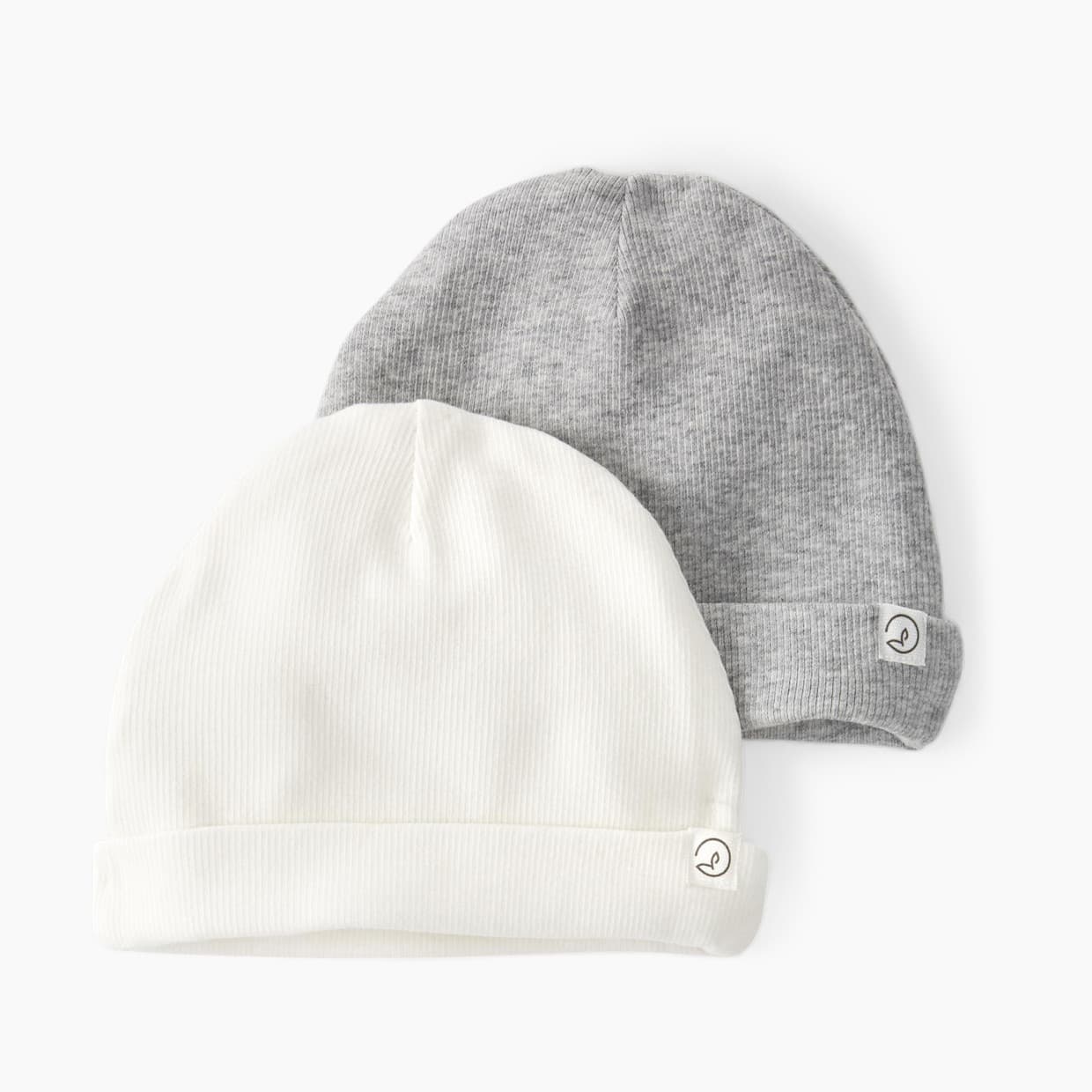 Little Planet 2-Pack Organic Cotton Rib Caps
