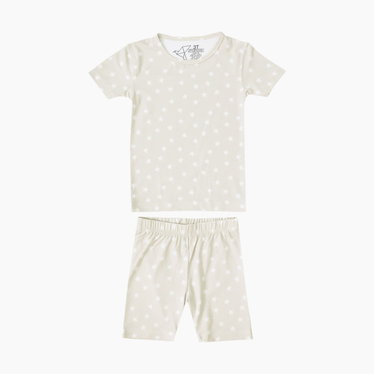 Printed 2-Piece Short Sleeve Pajamas