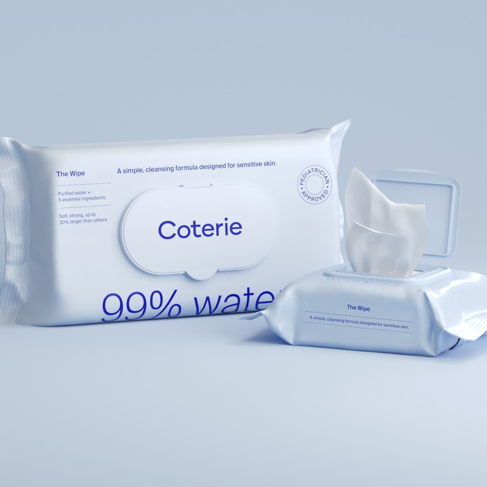 99% Water Travel Baby Wipes