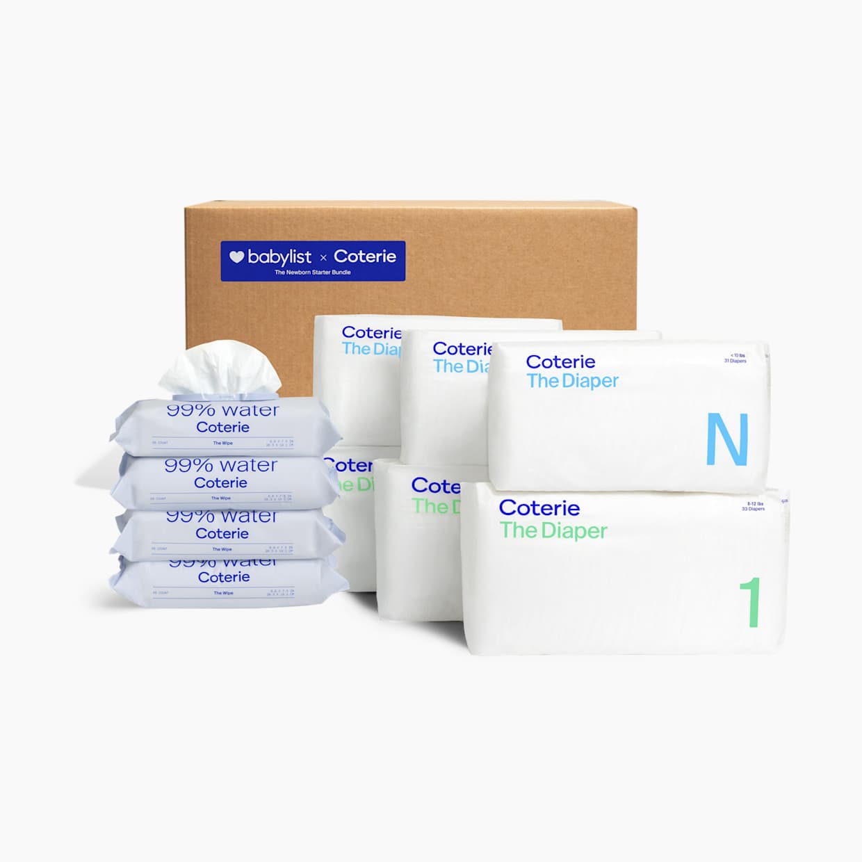 Newborn Diaper & Wipes Starter Bundle
