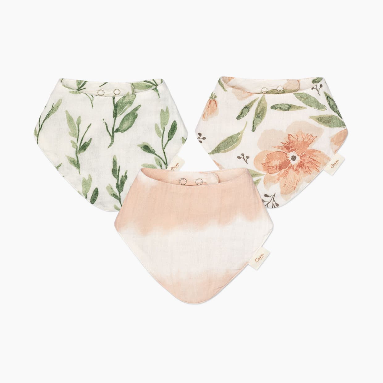 Cotton 4 Layer Muslin Bib Set (3 Pack)