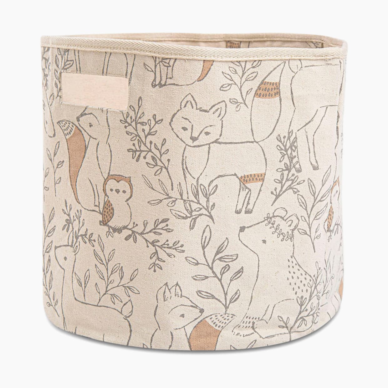 Cotton Canvas Storage Bin