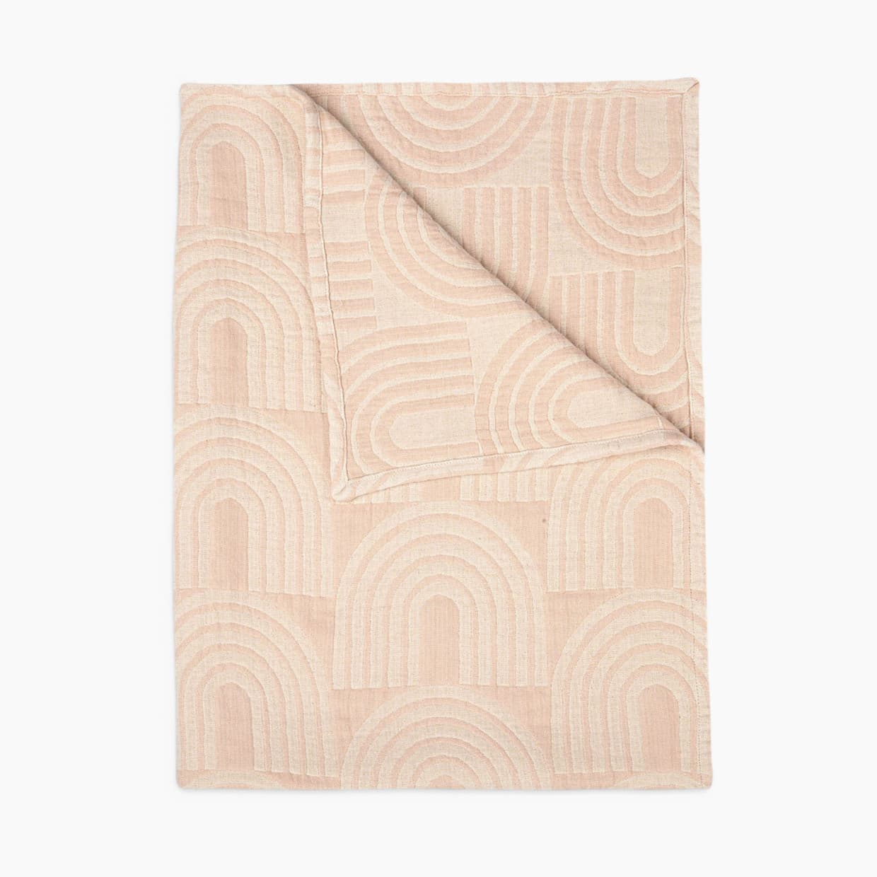 Cotton Muslin Jacquard Blanket