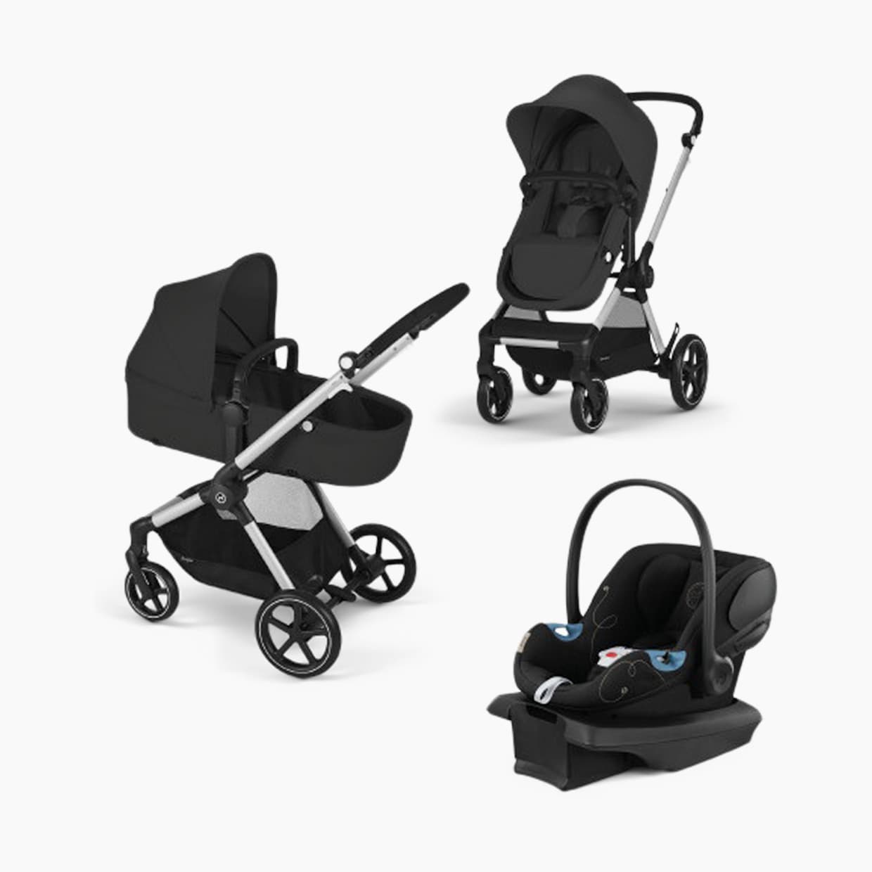 EOS 5-in-1 Travel System Stroller + Lightweight Aton G Infant Car Seat