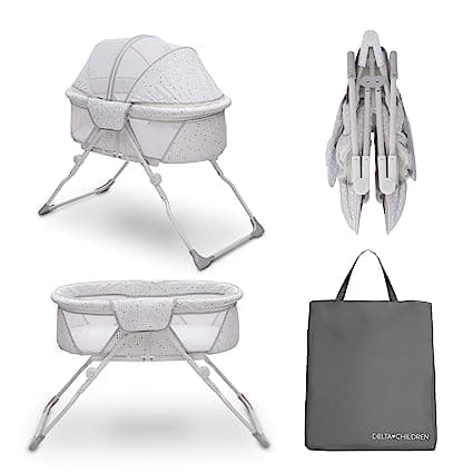 Children EZ Fold Ultra Compact Travel Bedside Bassinet
