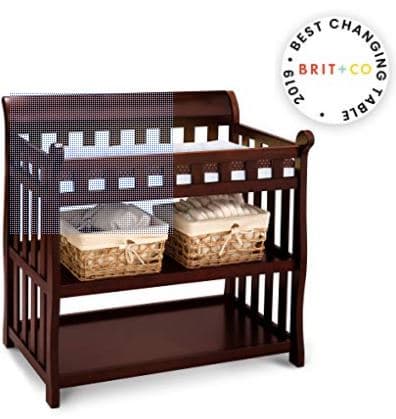 Children Eclipse Changing Table Black Cherry