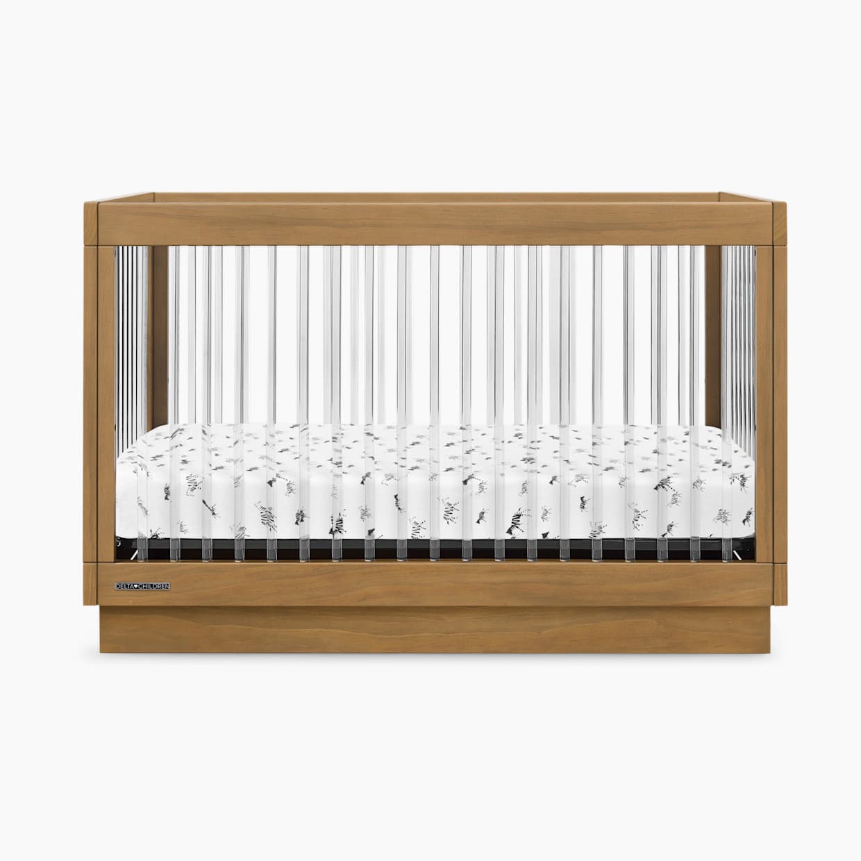 James Acrylic 4-in-1 Convertible Crib