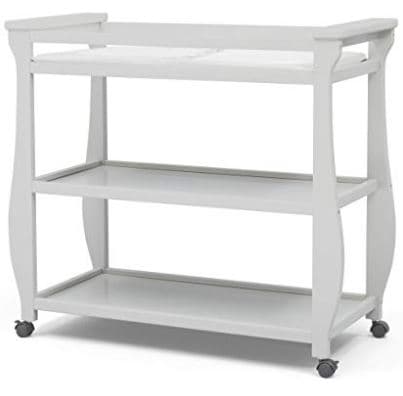 Children Lancaster Changing Table Bianca White