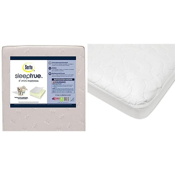Children Serta SleepTrue Mini Crib Mattress