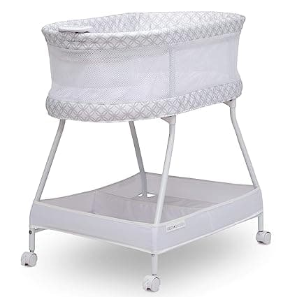 Children Sweet Dreams Bassinet with Airflow Mesh Bedside Portable Crib
