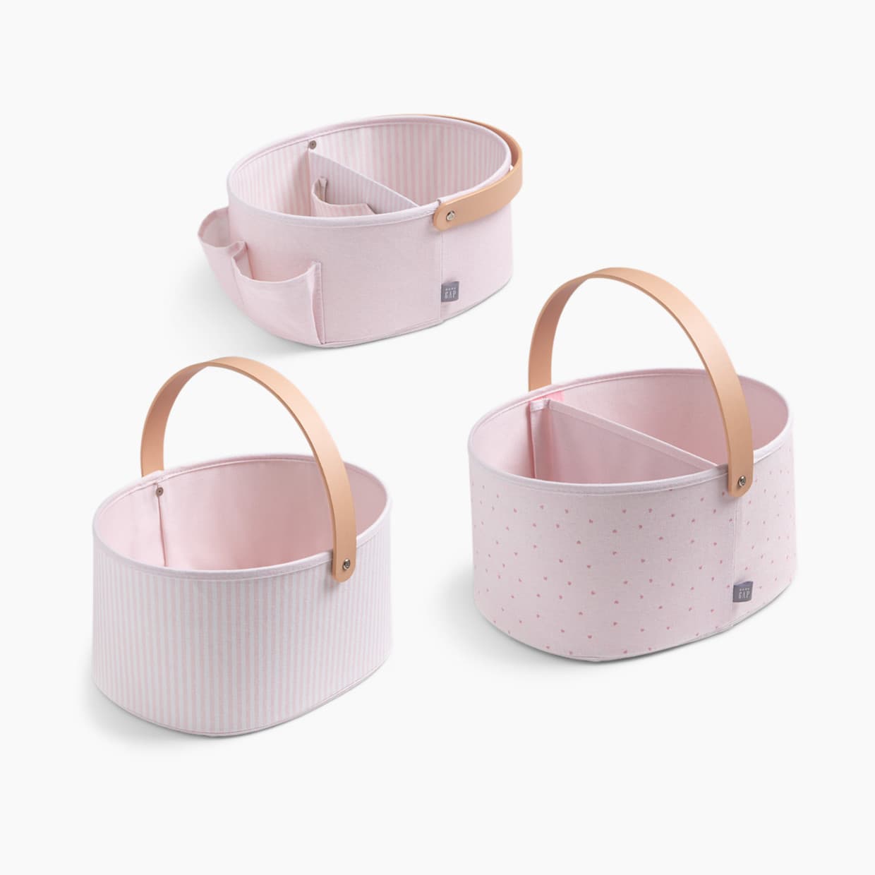 babyGap 3-Pack Nested Fabric Storage Bins with Handles