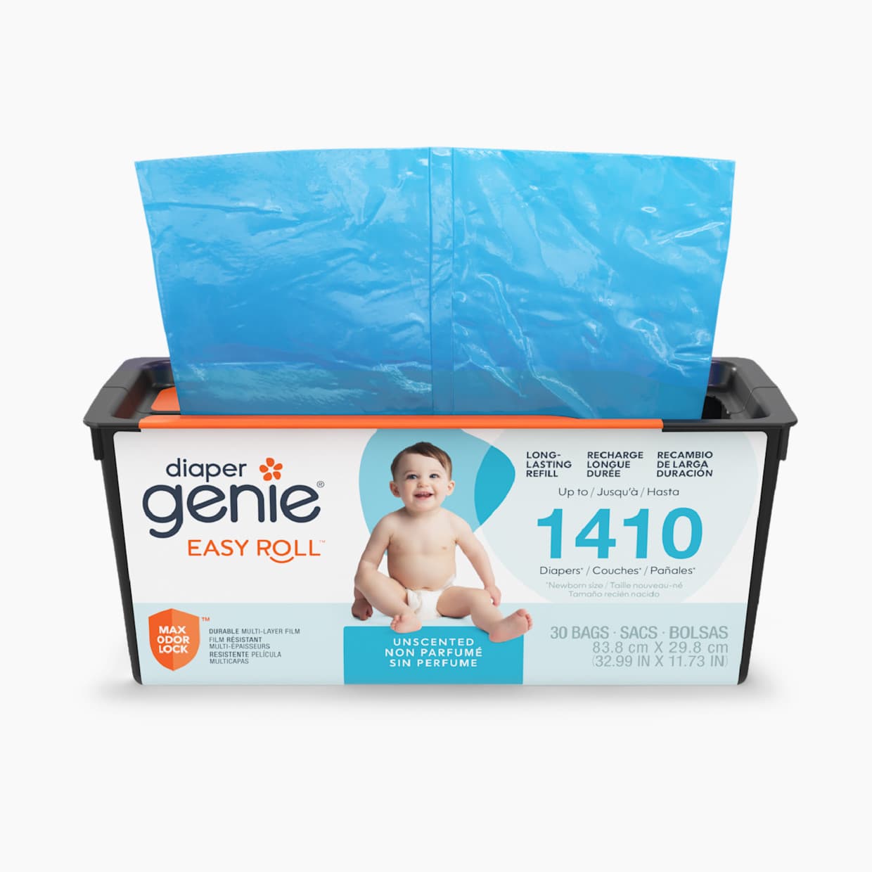 Diaper Easy Roll Refill Bags (Compatible with Signature and Platinum pails)
